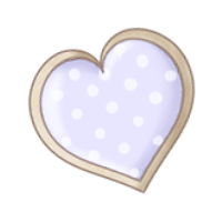 Heart Cookie with Blue Icing