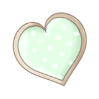 Heart Cookie with Green Icing